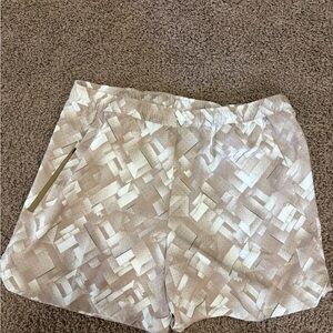 DSG Tan Geometric Men’s Athletic Shorts